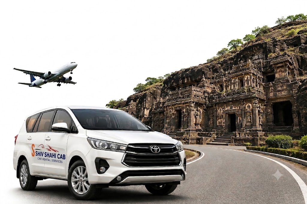 Chhatrapati Sambhajinagar Airport to ellora caves cab