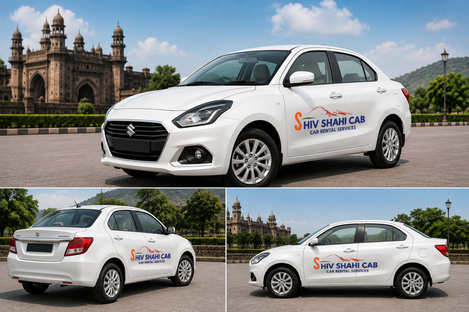 maruti dzire on rent 